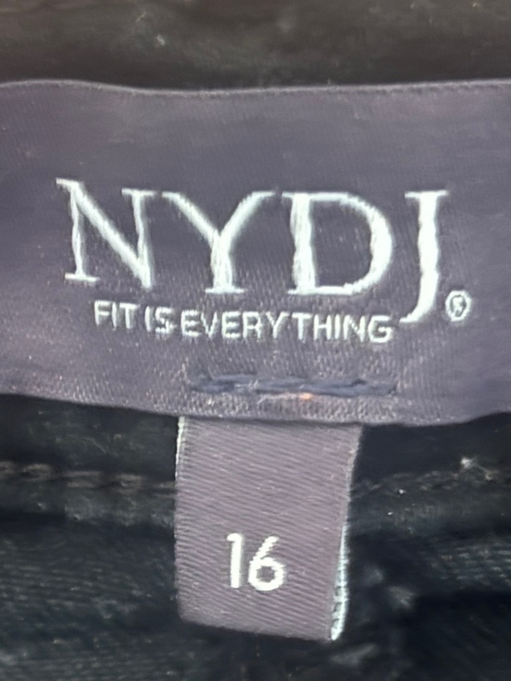 NYDJ Black Denim Jeans Barbara Bootcut with Lift Tuck Technology - Picture 2 of 5